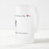 映画制作は私のハートです フロストグラスビールジョッキ (正面右)