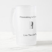 映画制作は私のハートです フロストグラスビールジョッキ (正面左)