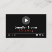 映画制作エディタYoutuberビデオディレクター 名刺 (正面)