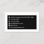 映画制作マネージャー兼監督 名刺 (裏面)