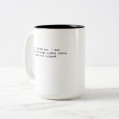 映画台本作家のマグ ツートーンマグカップ (正面左)