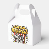 映画夜の喜び 遊び心のあるポップコーン フェイバーボックス (裏面サイド)