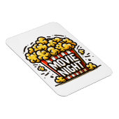 映画夜の喜び 遊び心のあるポップコーン マグネット (右側)