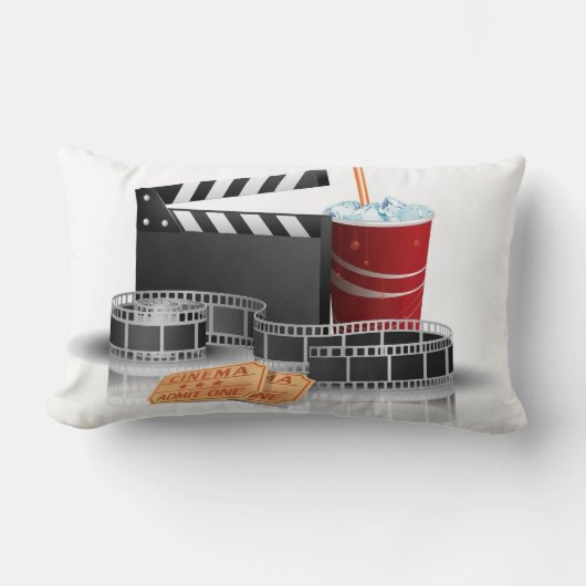 映画夜アメリカ人のMoJoの枕 ランバークッション (正面)