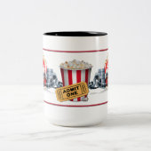 映画夜ポップコーンのマグ ツートーンマグカップ (中央)