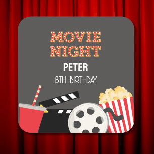 映画夜 スクエアシール