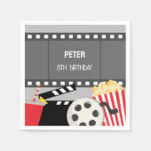 映画夜 スタンダードカクテルナプキン (正面)