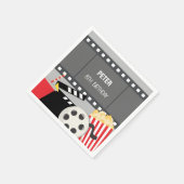 映画夜 スタンダードカクテルナプキン (角)