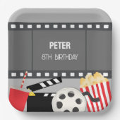 映画夜 ペーパープレート (正面)