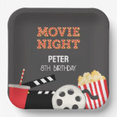 映画夜 ペーパープレート (正面)