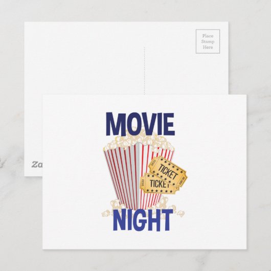 映画夜 ポストカード (正面/裏面)