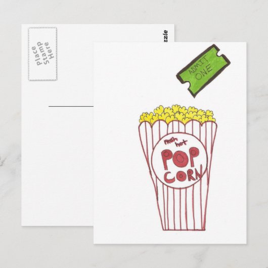 映画夜 ポストカード (正面/裏面)