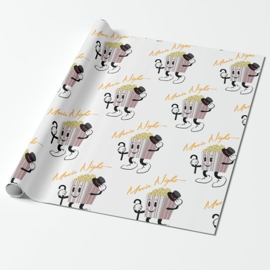映画夜 ラッピングペーパー (アンロールド)