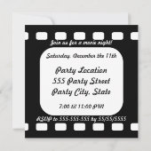 映画夜 招待状 (裏面)