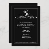 映画夜 招待状 (正面/裏面)