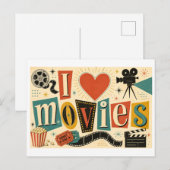 "映画大好き" ポストカード (正面/裏面)