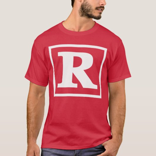 映画好きのためのR指定の面白い映画 Tシャツ (正面)