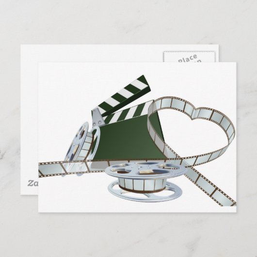 映画好きの概念 ポストカード (正面/裏面)