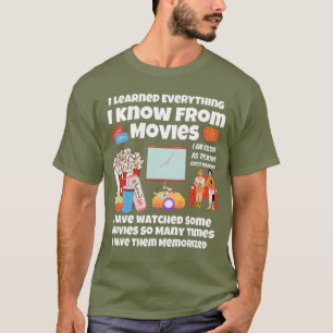 映画学の中で知っているもの Tシャツ