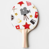 映画恋人パターン 卓球ラケット (正面)