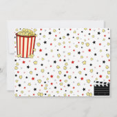 映画招待状 映画 誕生日パーティー 映画招待 招待状 (裏面)