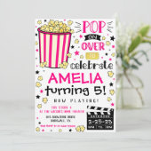 映画招待 映画 誕生日パーティー 劇場 招待状 (スタンド正面)