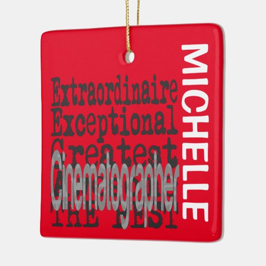 映画撮影カスタム家 セラミックオーナメント (左)