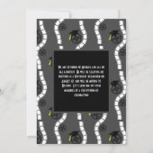 映画撮影映画卒業パーティー 招待状 (裏面)