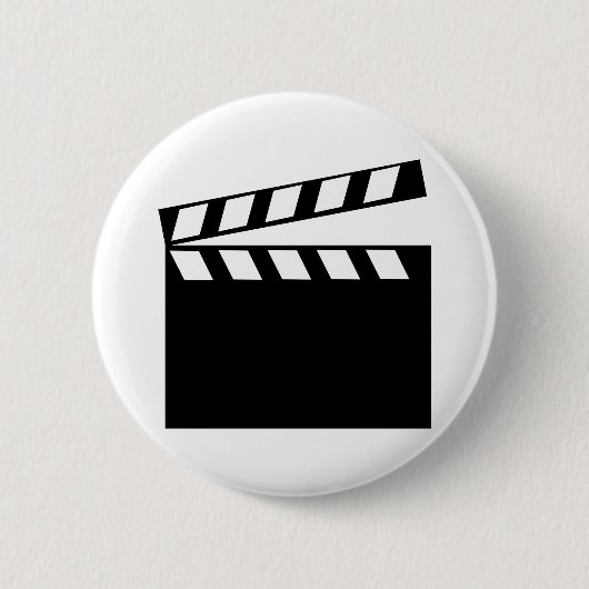 映画映画クラッパー 缶バッジ (正面)
