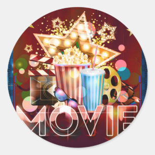 映画映画映画ナイトバースデーパーティーのお気に入り ラウンドシール