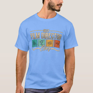 映画最高の監督エバーレトロ動画ビデオエディタb tシャツ