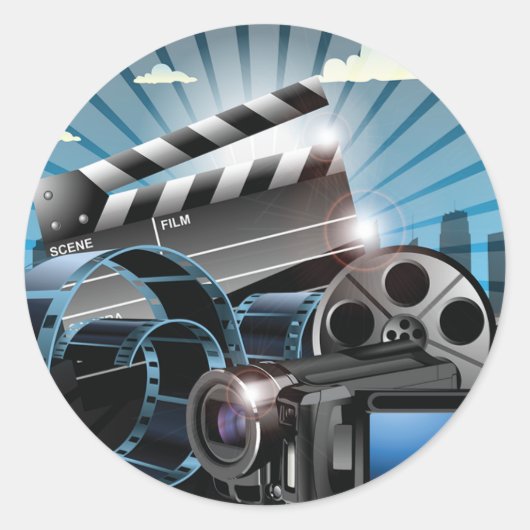 映画産業 ラウンドシール (正面)