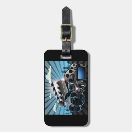 映画産業 ラゲッジタグ (正面縦)