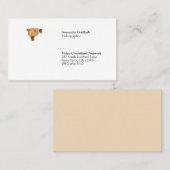 映画用カメラのビデオグラファーの映画製作者のミニマルなスタイル 名刺 (正面/裏面)