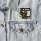 映画用カメラの巻き枠 缶バッジ (インサイチュ)