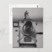 映画用カメラ(第1打撃)を持つ人 ポストカード (正面/裏面)