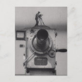 映画用カメラ(第1打撃)を持つ人 ポストカード (正面)