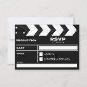 映画用クラッパーボード 出欠カード (正面)