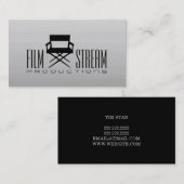 映画監モダン督:映画プロデューサー 名刺 (正面/裏面)