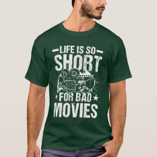 映画監督の友達のためのダダ映画には人生は短すぎる フリ Tシャツ