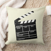 映画監督クラップクラッパークラッパーボードデザイン クッション (ブランケット)