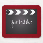 映画監督クラップボード マウスパッド (正面)