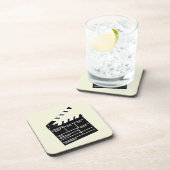 映画監督シネマクラッパークラッパーボードデザイン コースター (右側)