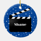 映画監督デザインセラミックオーナメント セラミックオーナメント (裏面)