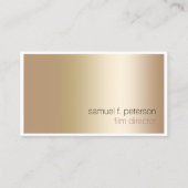 映画監督ビジュアルアーツメディアエレガントゴールドシンプル 名刺 (正面)