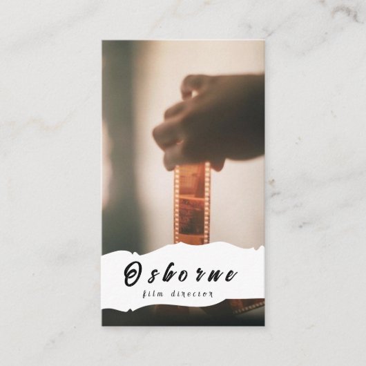 映画監督プロデューサー名刺 名刺 (正面)