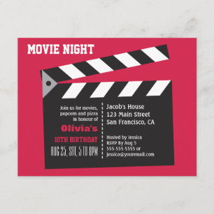 映画監督取締役会ムービーナイト誕生日会 招待状
