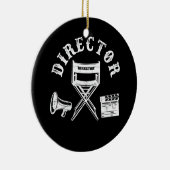映画監督映画製作者ディレクター長 セラミックオーナメント (右)