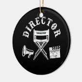 映画監督映画製作者ディレクター長 セラミックオーナメント (左)