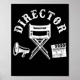 映画監督映画製作者ディレクター長 ポスター
